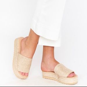 Coconuts Del Mar platform sandal